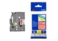 Markeerimislint Brother TZ-451, 24mm, must/punasel