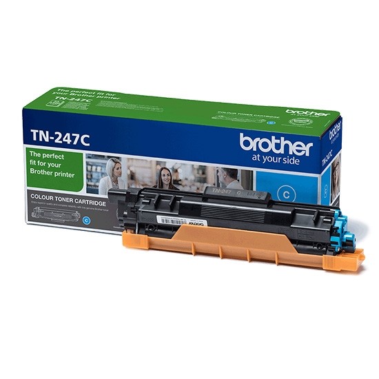 Toonerikassett Brother TN-247 CY tsüaan 2300lk OEM (originaal)