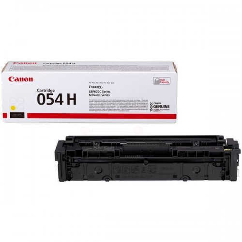 Toonerikassett Canon 054H (3025C002) YL kollane 2300lk OEM (originaal)