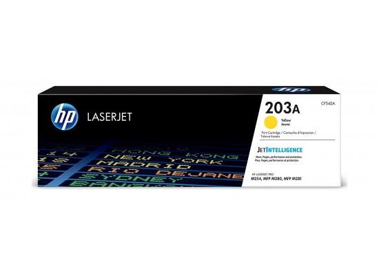 Toonerikassett HP No.203A (CF542A) YL kollane 1.3K OEM (originaal)