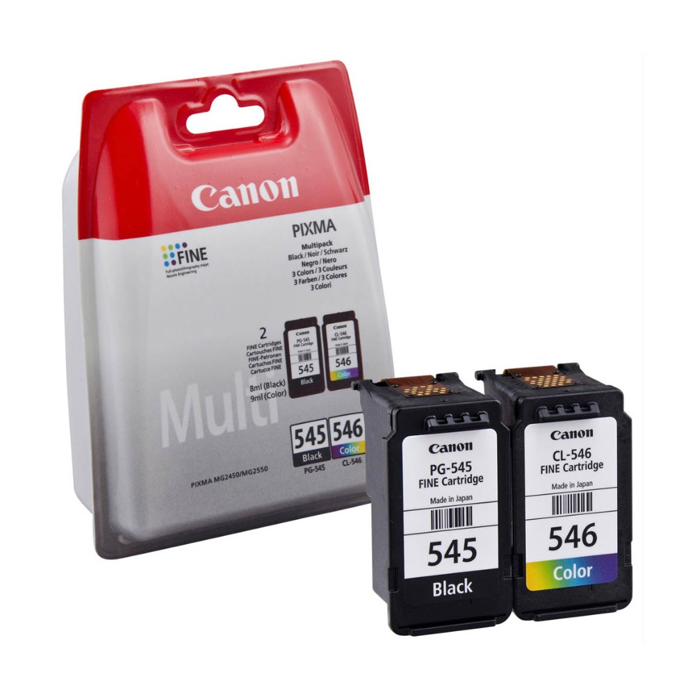 Tint Canon PG-545/CL-546 CMYK 180lk OEM (originaal)