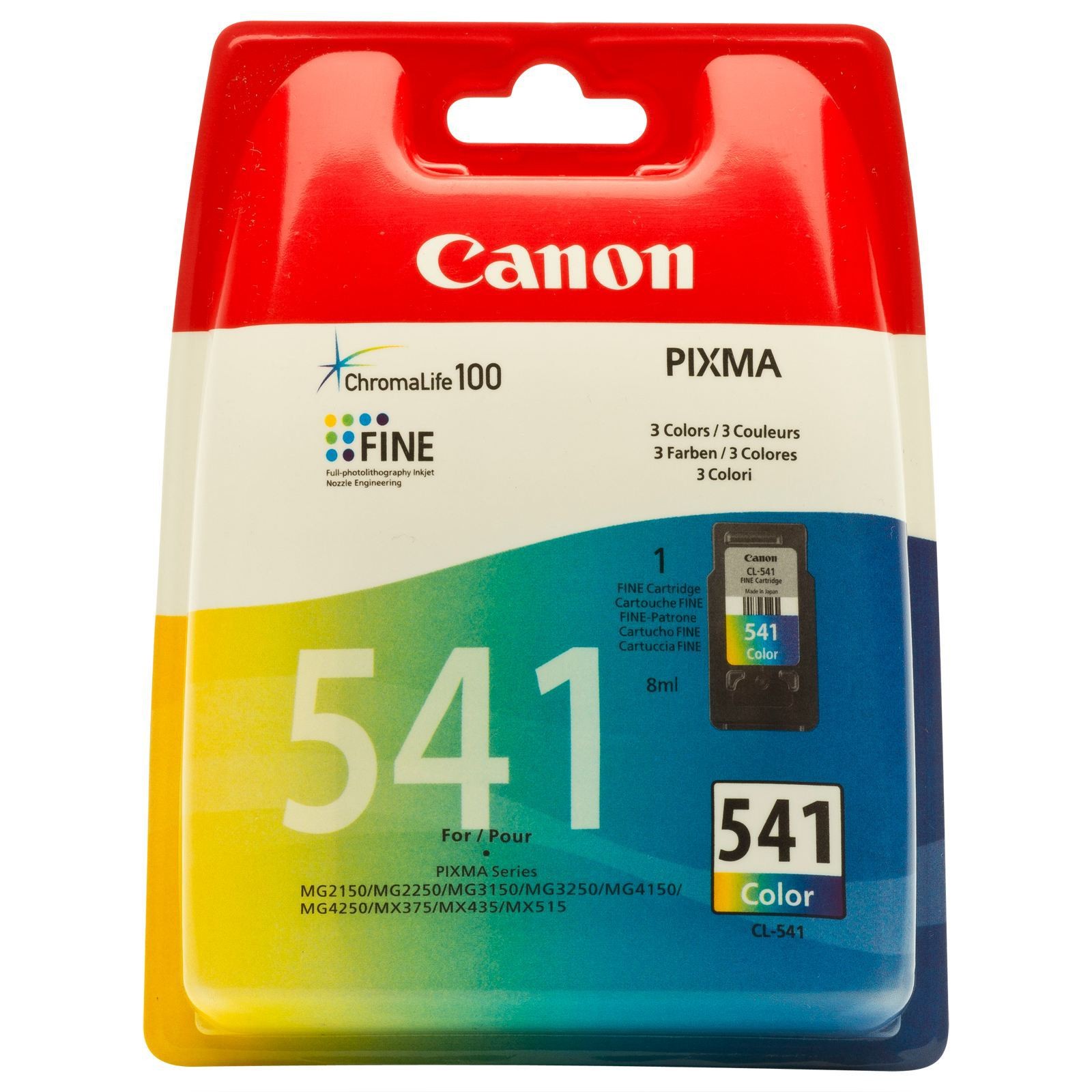 Tint Canon CL-541 CMY 180lk OEM (originaal)