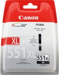 Tint Canon CLI-551XL BK must 1125lk OEM (originaal)