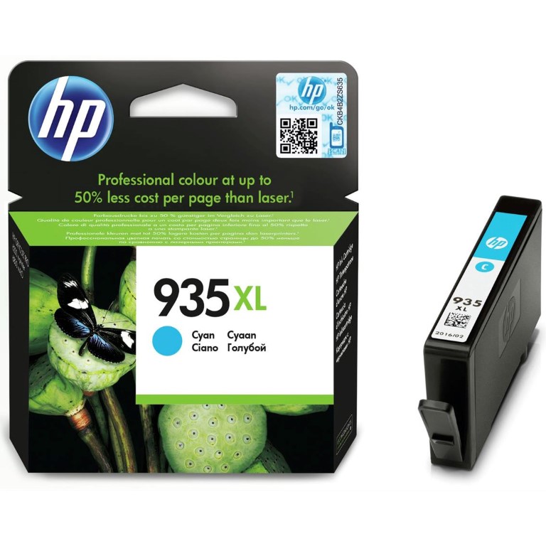 Tint HP No.935XL CY tsüaan 825lk OEM (originaal)