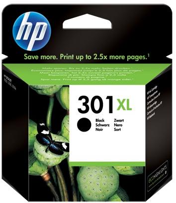 Tint HP No.301XL (CH563EE) BK must 480lk OEM (originaal)