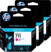 Tint HP No.711 (CZ135A) MG magenta 29ml 3pack OEM (originaal)