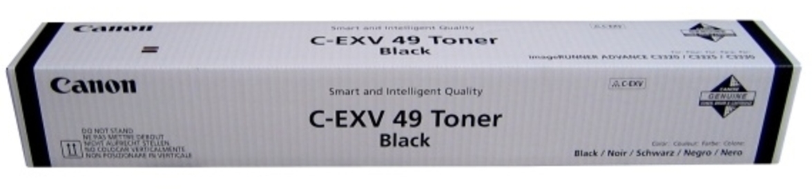 Tooner Canon C-EXV49K (8524B002) BK must 36K OEM (originaal)