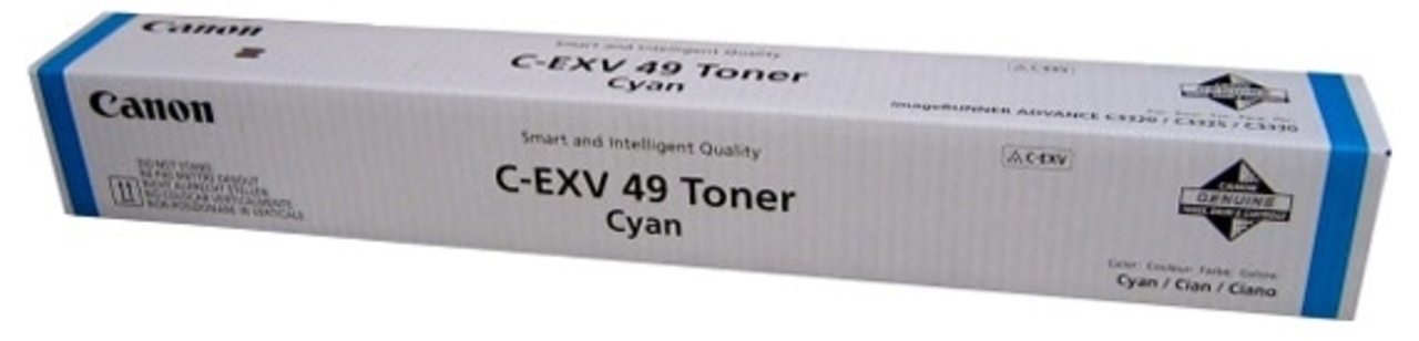 Tooner Canon C-EXV49C (8525B002) CY tsüaan 19K OEM (originaal)