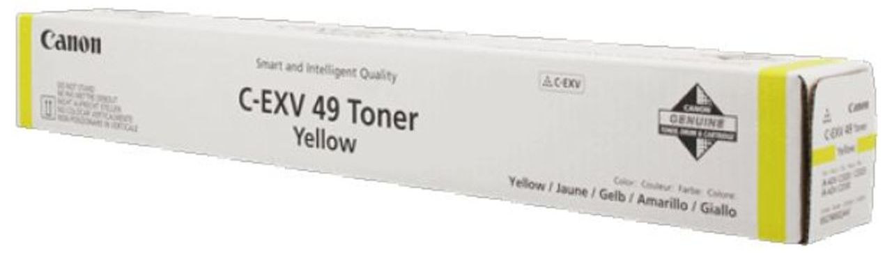 Tooner Canon C-EXV49Y (8527B002) YL kollane 19K OEM (originaal)