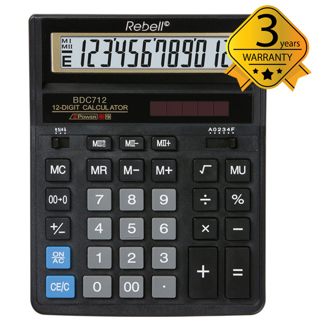 Calculator Desktop Rebell BDC712GL