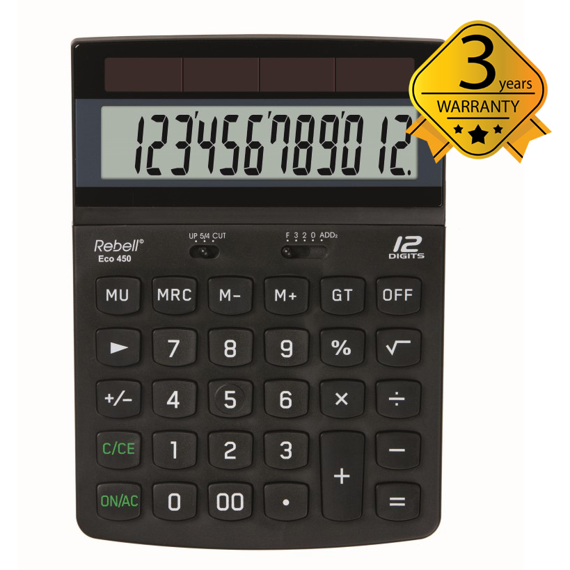 Calculator Desktop Rebell ECO450