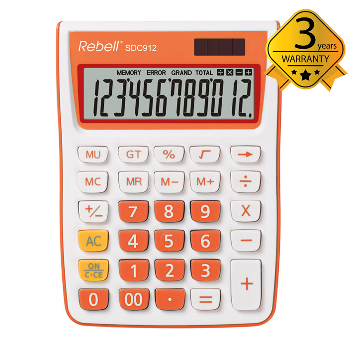 Calculator Semi-Desktop Rebell SDC912OR