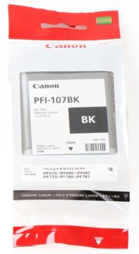 Tint Canon PFI-107K (6705B001) BK must 130ml OEM (originaal)