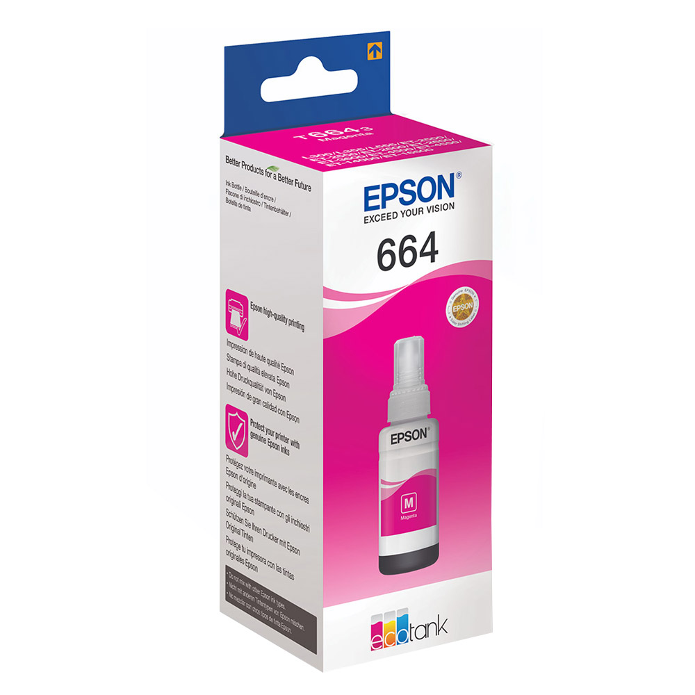 Tint Epson T6643 (C13T66434A) MG magenta 70ml OEM (originaal)