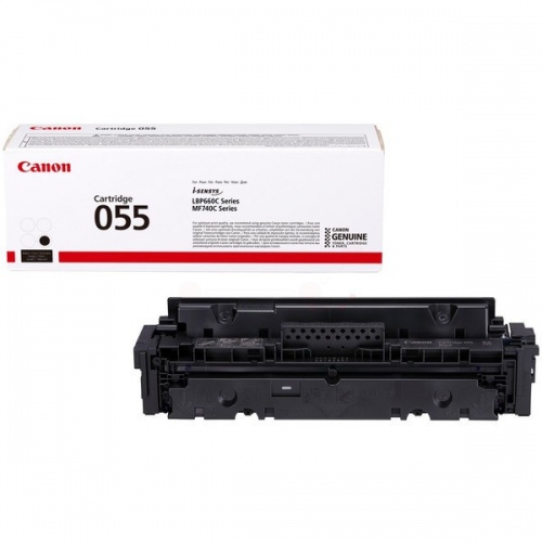 Toonerikassett Canon 055 (3016C002) BK must 2300lk OEM (originaal)