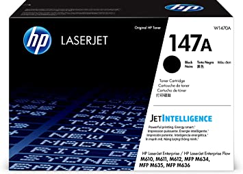 Toonerikassett HP No.147A (W1470A) BK must 10.500lk OEM (originaal)
