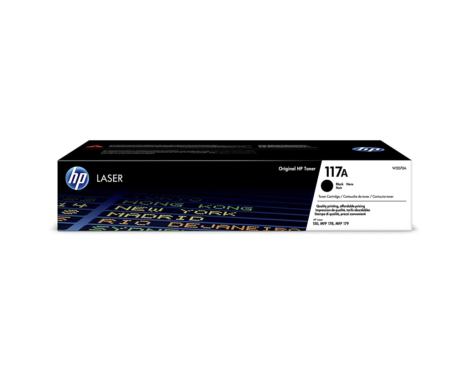 Toonerikassett HP No.117A (W2070A) BK must 1000lk OEM (originaal)