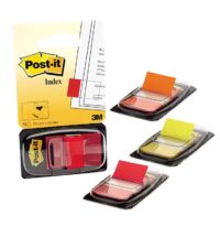 Indeksid Post-it 680 25,4x43,2mm 50tk/pk kollane sws