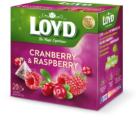 Tee LOYD jõhvika- ja vaarikamaitseline 20 x 2g