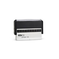 Tempel Colop Printer 15, must korpus, sinine padi