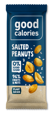 Energia datlibatoon GOOD CALORIES soolatud maapähklitega, 35g
