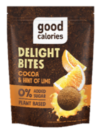 Pralinee ampsud  GOOD CALORIES kakao ja apelsiniga, 45g