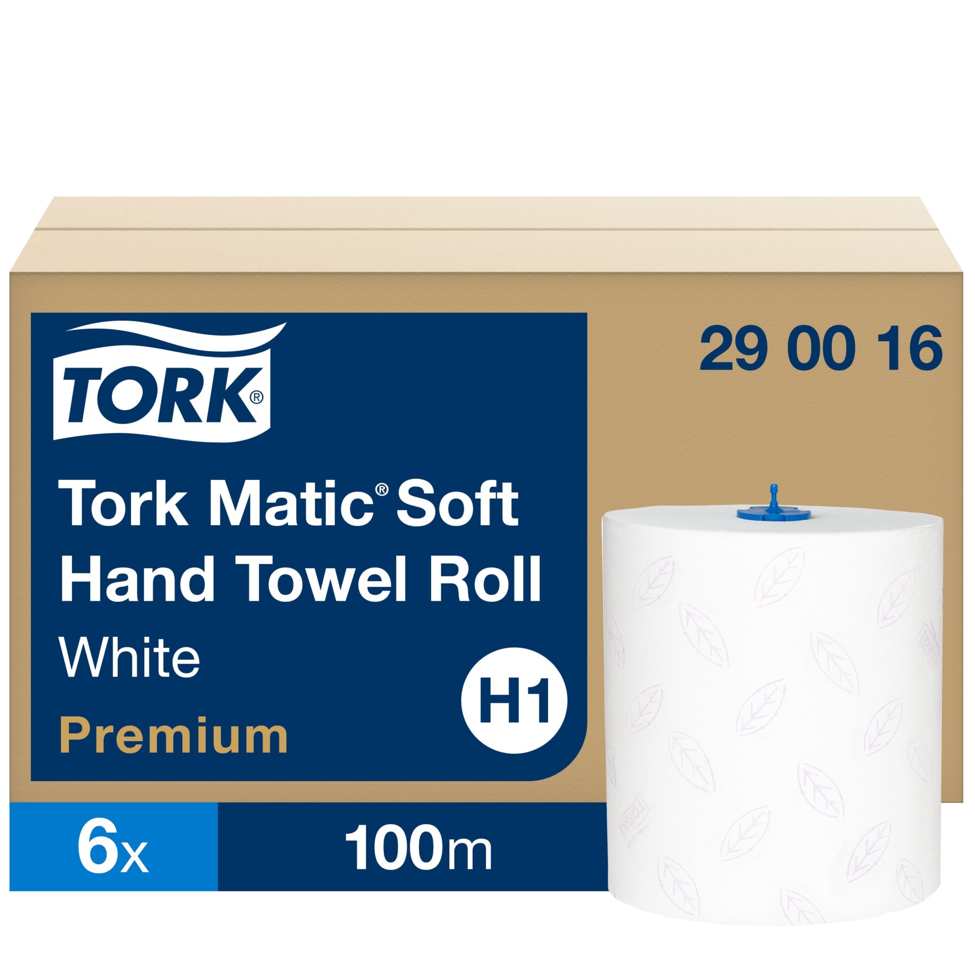 Rullpaberrätikud Tork MATIC Extra Soft H1, 100mx21cm, 2-kih, valge sin.leh-ga 290016