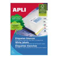 Etiketid Apli ILC iseliimuvad 63,5 x 38,1mm 25l/pk