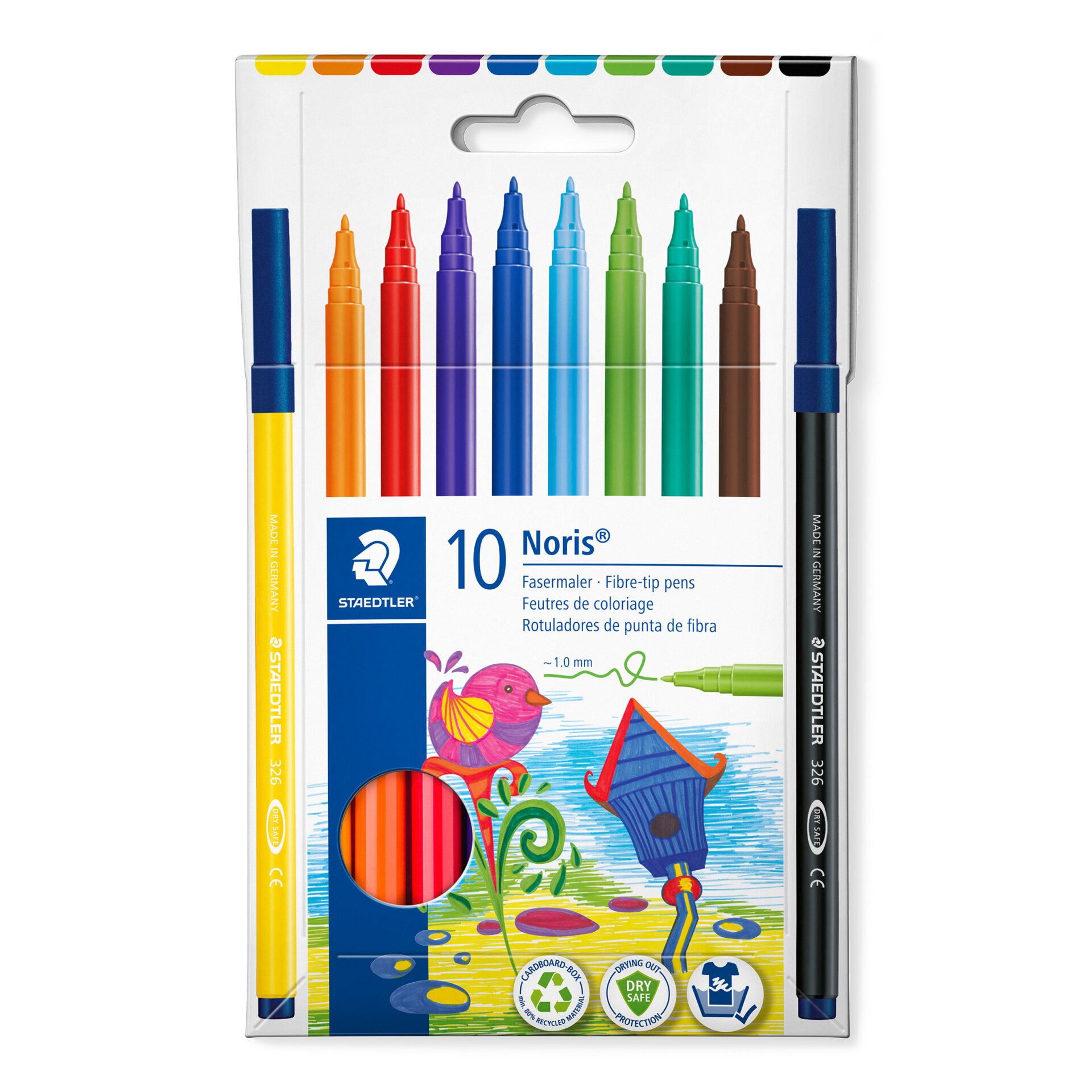 Viltpliiatsid Staedtler Noris, 10 tk.