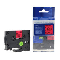 Markeerimislint Brother TZ-431, 12mm, must/punasel, analoog