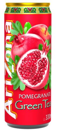 Roheline tee granaatõuna maitsega ARIZONA 0,33 l purk