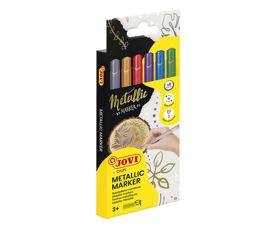 Marker JOVI DECOR METALIC 6tk