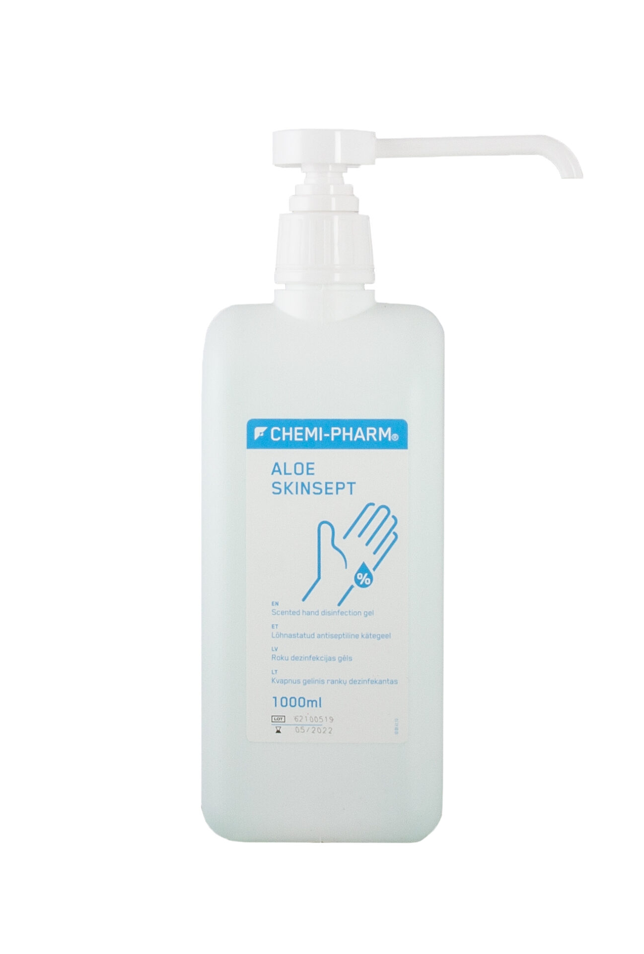 Antiseptiline geel kätele aloega 1L, CHEMI-PHARM