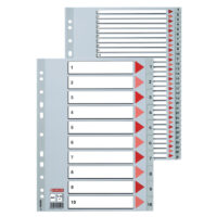 Vahelehed Esselte A4 plastik 1-31