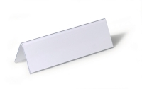 Nimesildialus lauale Durable 61/122 x 210mm, jäik PVC
