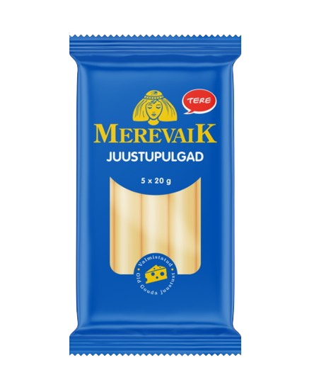 Merevaik juustupulgad TERE Gouda juustuga 5 x 20g, pakk
