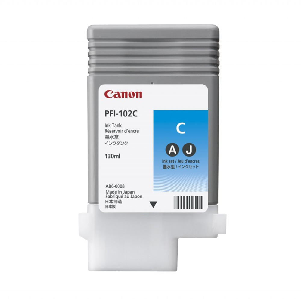 Tint Canon PFI-102C (0896B001) CY tsüaan 130ml OEM (originaal)
