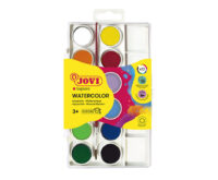 Vesivärvid(akvarellid) JOVI, 12 tk + pintsel
