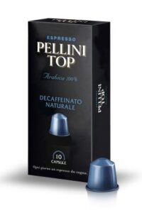 Kohvikapslid PELLINI TOP Decaffeina, 50 g (10x5g), 10 tk / pakend
