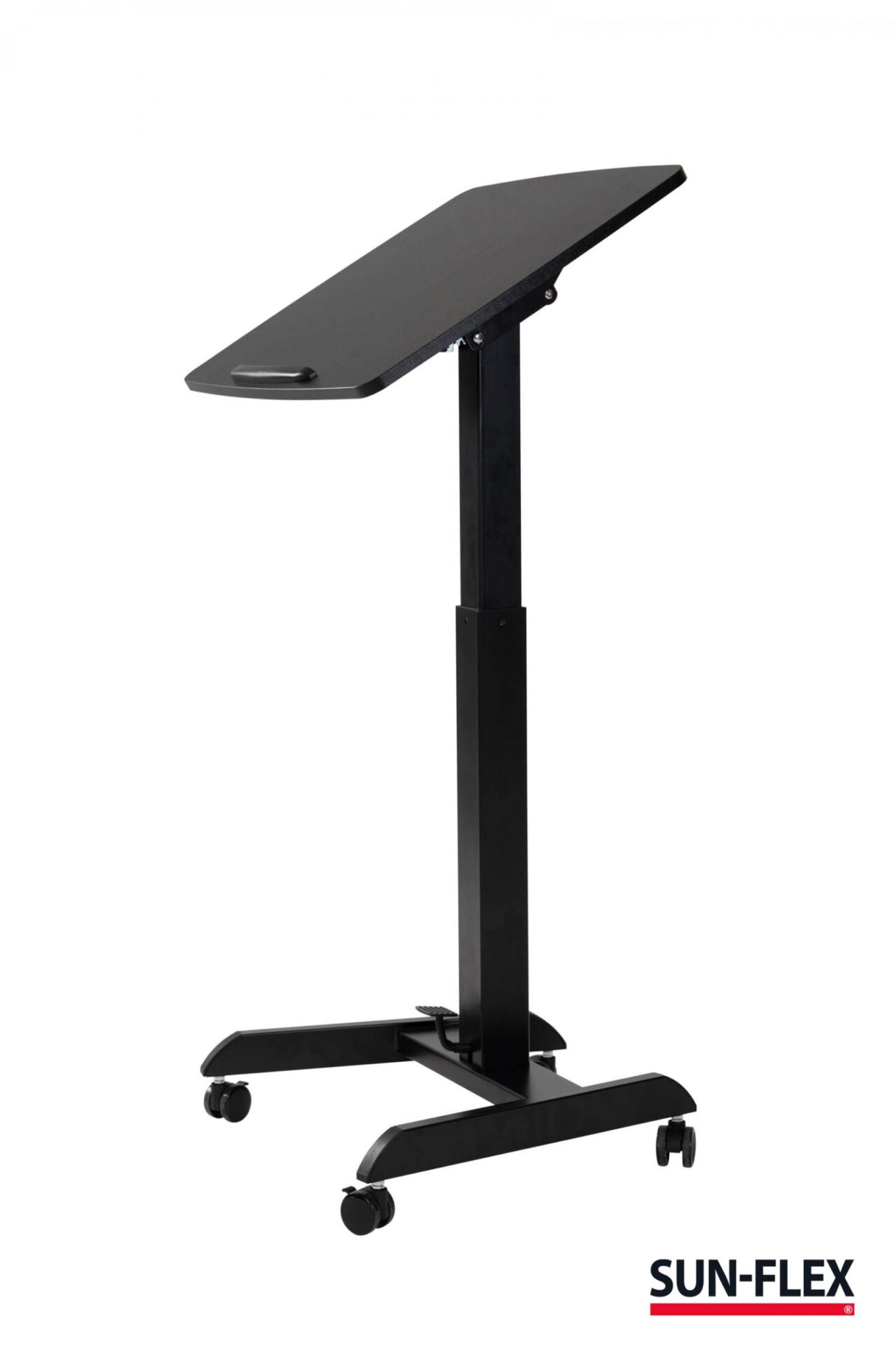 Kirjutuslaud Sun Flex® Easydesk Pro, reguleeritava kõrgusega, 60x52 cm, must