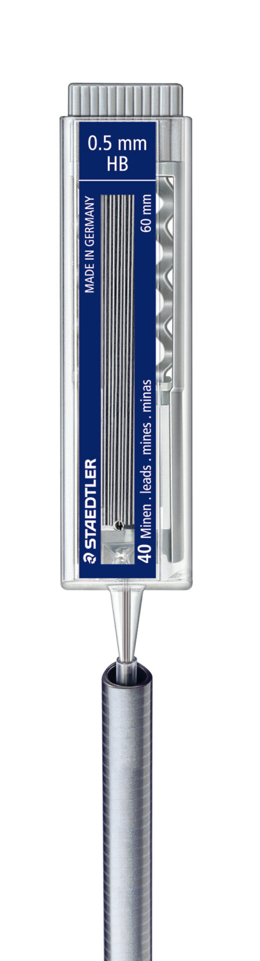 Mehaanilise pliiatsi Staedtler mars micro 255 süsid, 0,5mm HB