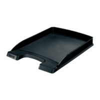 Dokumendisahtel Leitz Plus Slim, must