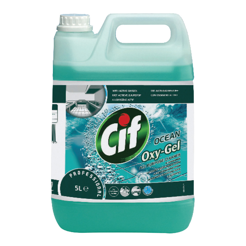 Puhastusvahend universaalne CIF Professional Oxygel, 5L