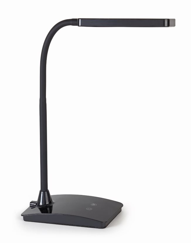 Laualamp, led, MAUL pearly colour vario, reguleeritav, must