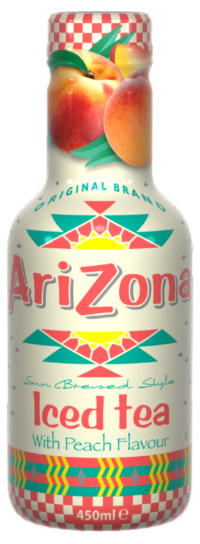 Jäätee ARIZONA, virsik, 0,45 l PET