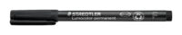 Marker permanentne Staedtler Lumocolor F/0,6 mm,must