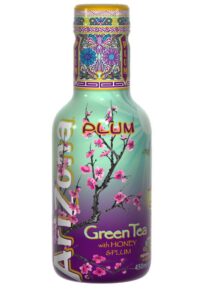 Jäätee ARIZONA, Mee ja ploomimahlaga, 0.45l PET