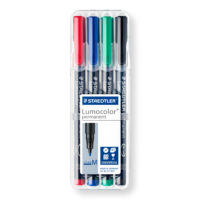 OHP kilemarker Staedtler Lumocolor 317M, 1,0mm, 4tk.