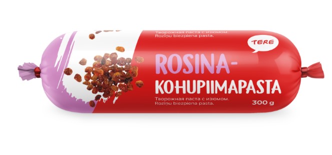 Kohupiimapasta TERE, rosinatega, 300g