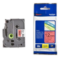 Markeerimislint Brother TZE-431, 12mm must/punasel
